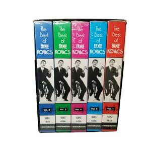 The Best of Ernie Kovacs VHS Box Set Video Tape Black and White  Comedy Classics